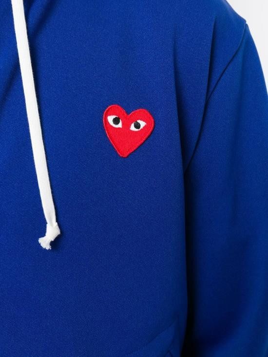Comme des Garcons COMME DES GARCONS Men Hoodies P1T172 Blue Size US XL / EU 56 / 4 - 4 Thumbnail