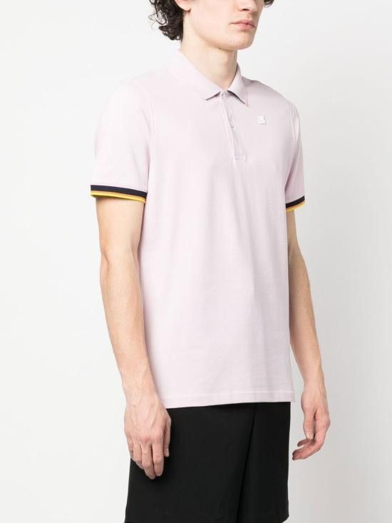 K-Way K-WAY Men T-Shirts K7121IWV INCENTX78 Pink Size US XXL / EU 58 / 5 - 4 Thumbnail
