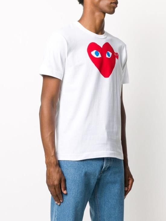 Comme des Garcons COMME DES GARCONS Men T-Shirts P1T086 White Size US L / EU 52-54 / 3 - 4 Thumbnail