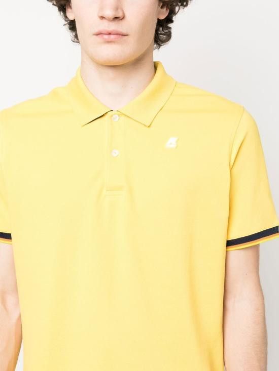 K-Way K-WAY Men T-Shirts K7121IWV INCENTXZ7 Yellow Size US XL / EU 56 / 4 - 4 Thumbnail