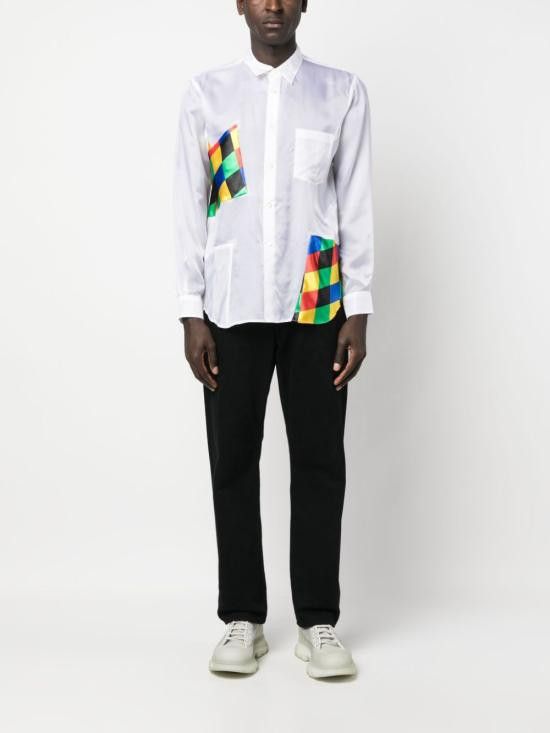 Comme des Garcons COMME DES GARCONS Men Long Tops PKB003 051WHITEMULTI White Size US M / EU 48-50 / 2 - 3 Thumbnail