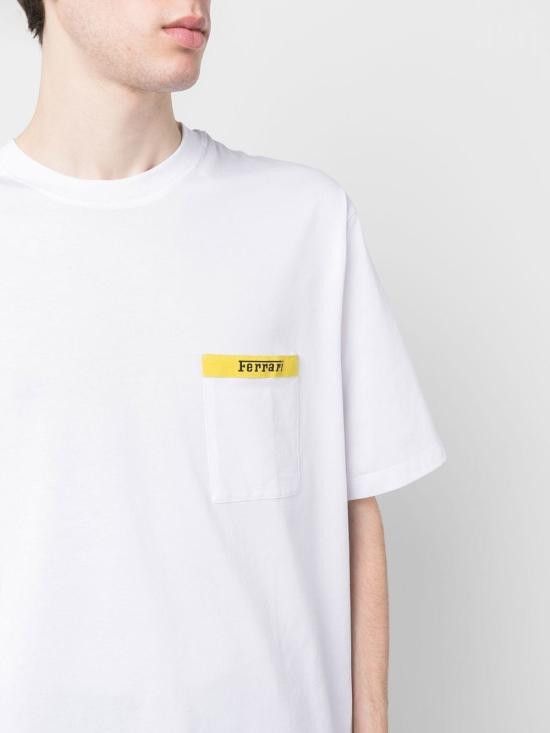 Ferrari FERRARI Men T-Shirts 47825 13 White Size US XL / EU 56 / 4 - 4 Thumbnail