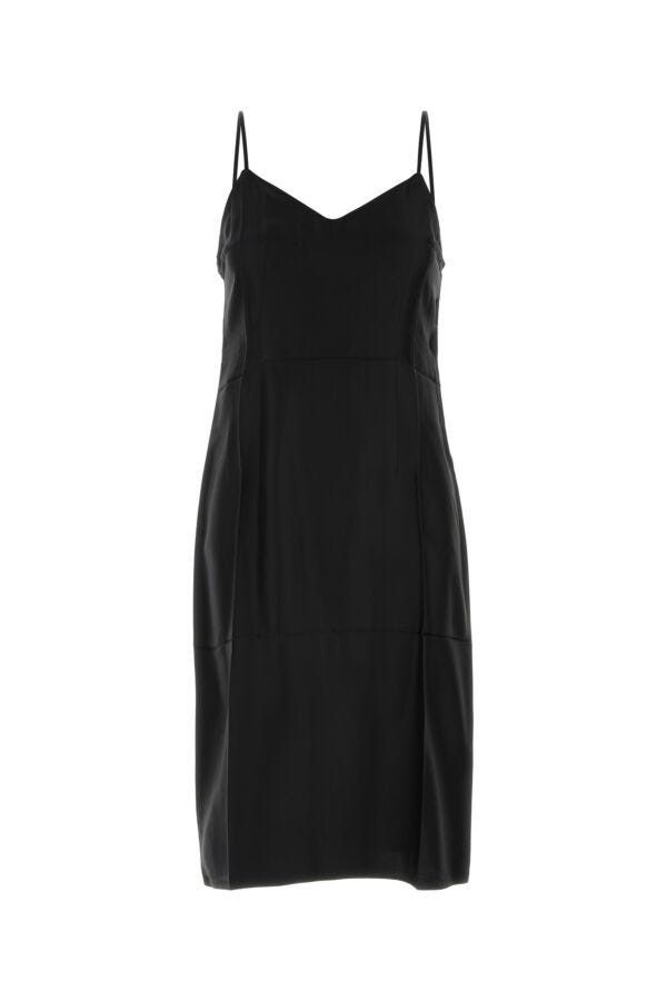 Prada Black Twill Dress Size S / US 4 / IT 40 - 3 Thumbnail