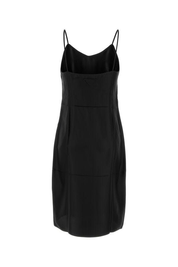 Prada Black Twill Dress Size M / US 6-8 / IT 42-44 - 4 Thumbnail