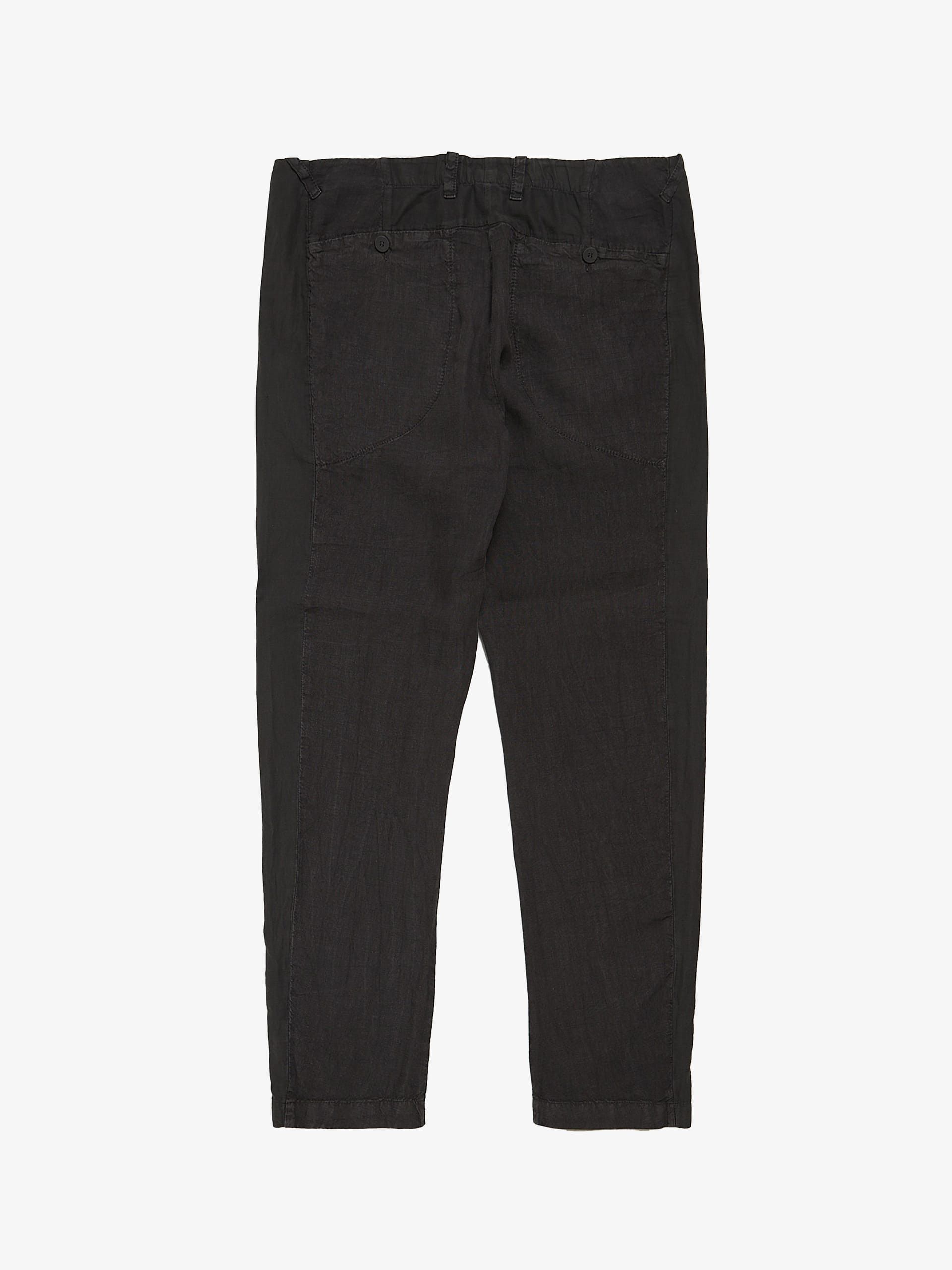 Transit Black Linen Pants Size US 36 / EU 52 - 2 Thumbnail