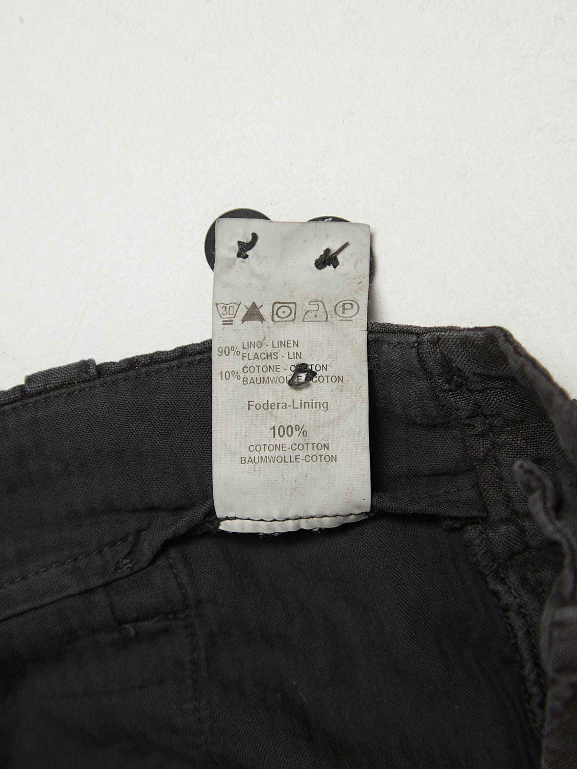 Transit Black Linen Pants Size US 36 / EU 52 - 5 Thumbnail