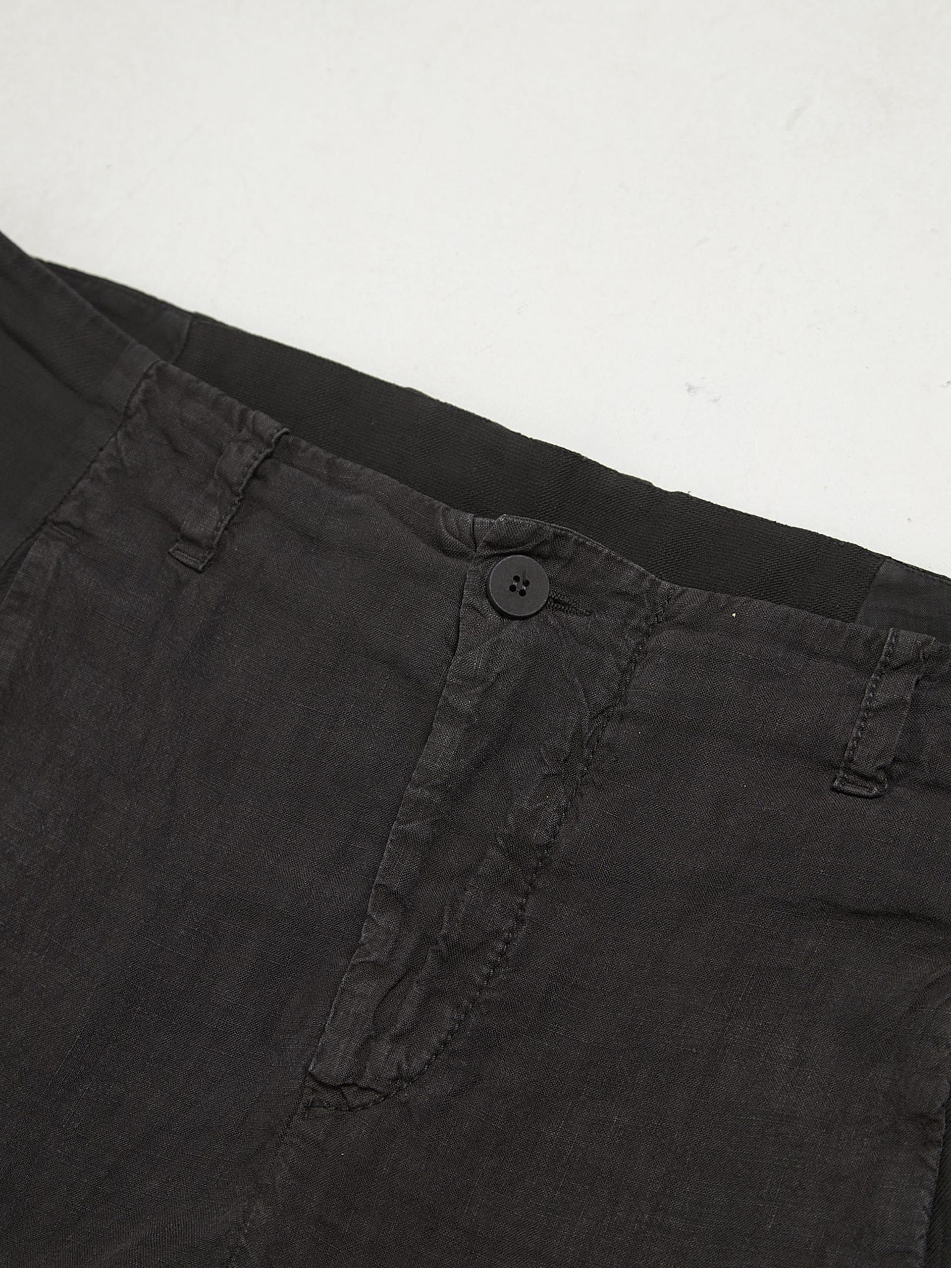 Transit Black Linen Pants Size US 36 / EU 52 - 3 Thumbnail