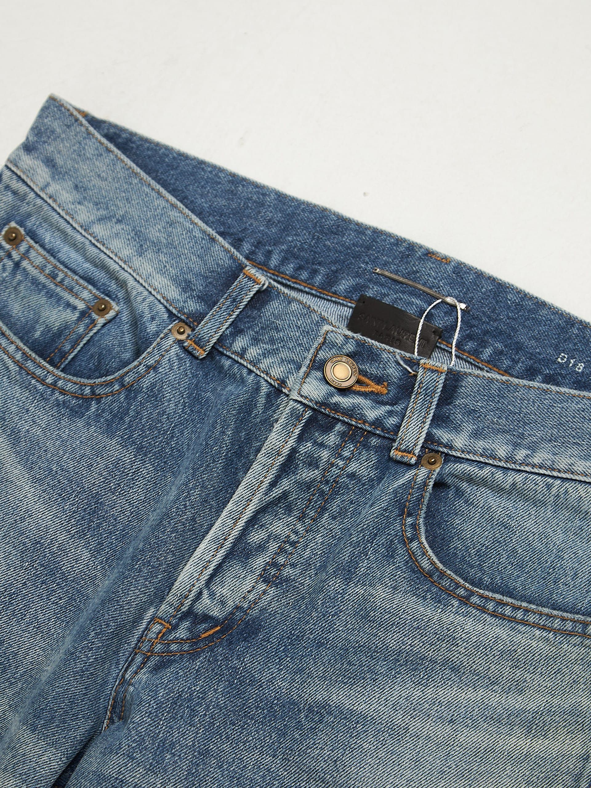 Saint Laurent Paris Blue Denim Jeans Size US 30 / EU 46 - 3 Thumbnail