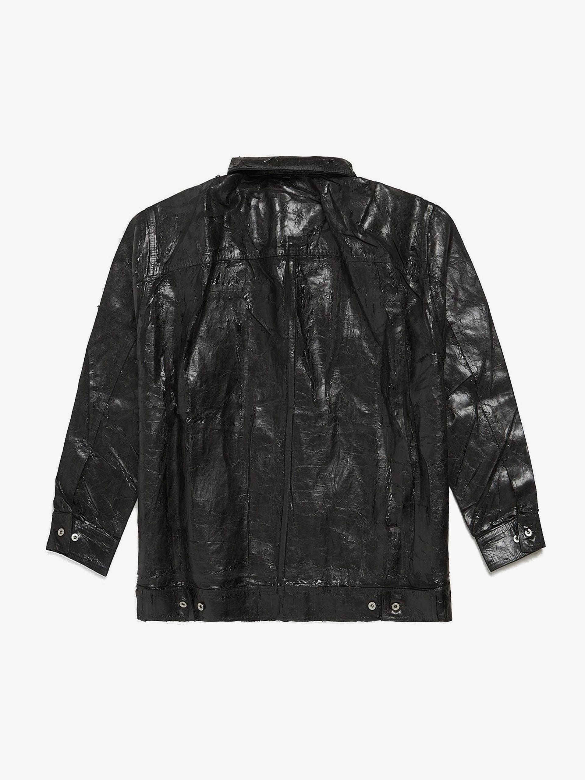 Rick Owens Drkshdw Black Jumbo Worker Jacket Size US XL / EU 56 / 4 - 2 Thumbnail