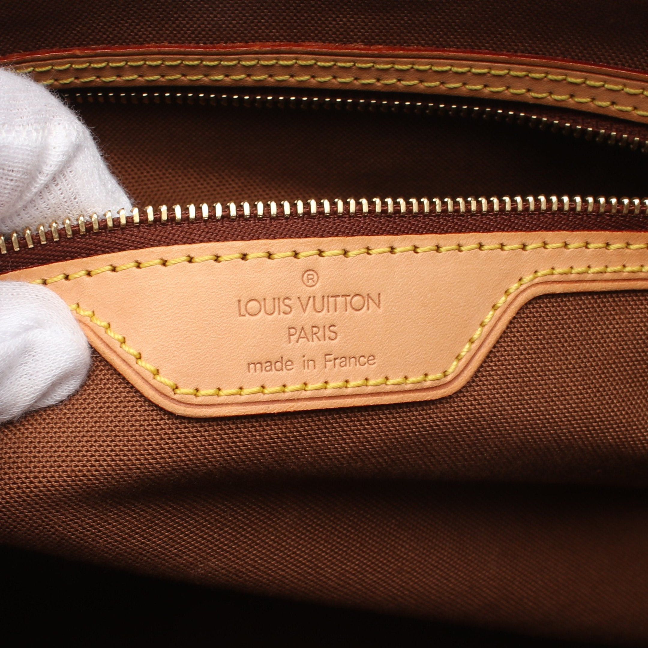 Louis Vuitton Louis Vuitton Kabamezo Monogram Shoulder Bag Tote Leather Brown Size ONE SIZE - 4 Thumbnail