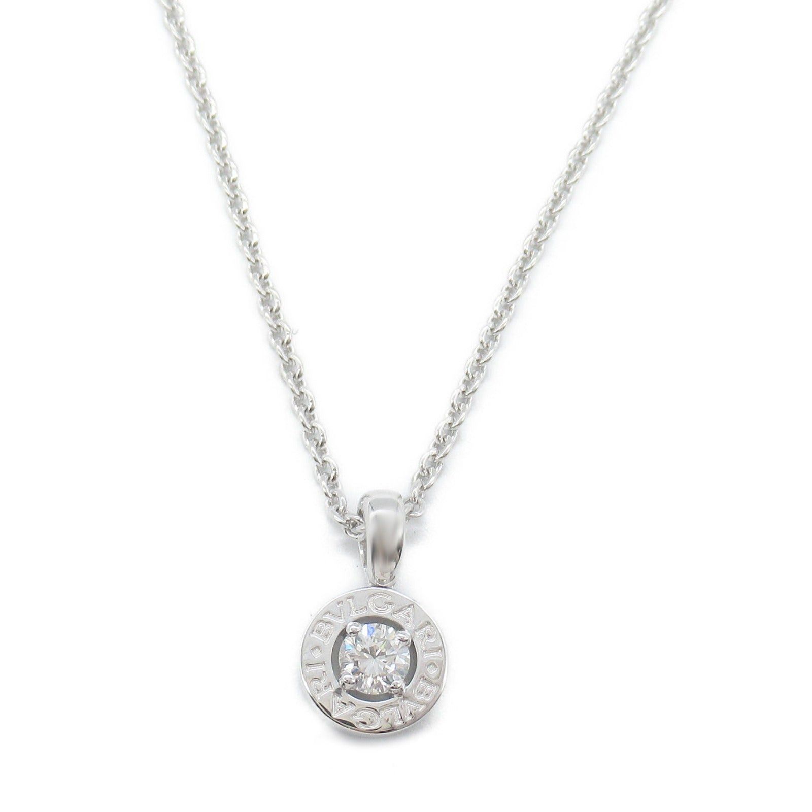 Bvlgari Bvlgari Bulgari Necklace K18Wg (White Gold) Diamond Clear Size ONE SIZE - 2 Thumbnail