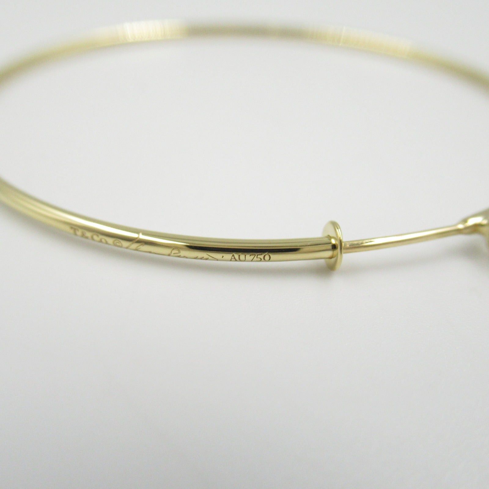 Tiffany & Co. Tiffany Co Elsa Peretti Hoop Earrings K18 (Yellow Gold) Diamond Clear Size ONE SIZE - 6 Thumbnail