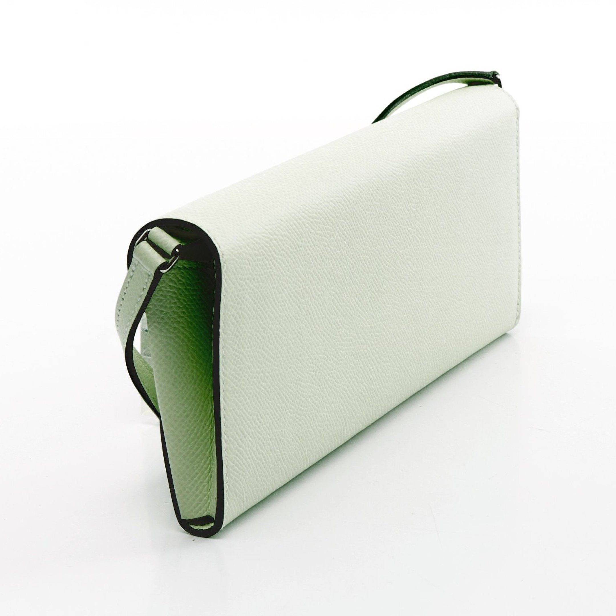 Hermes Hermes Chaîne Too Go Vert Fizz Shoulder Wallet Veau Epsom Light Green Silver Hardware B Stamp Size ONE SIZE - 2 Thumbnail