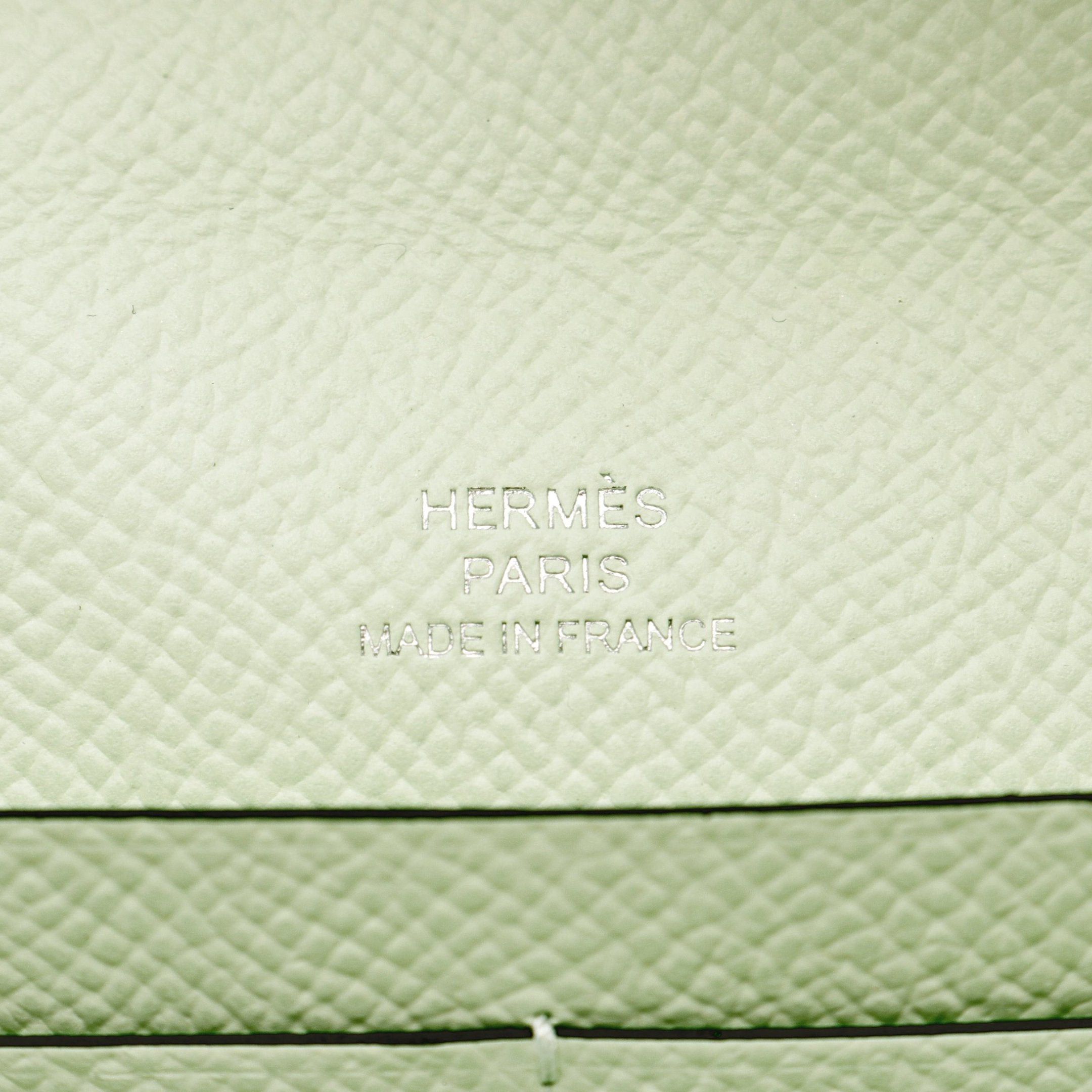 Hermes Hermes Chaîne Too Go Vert Fizz Shoulder Wallet Veau Epsom Light Green Silver Hardware B Stamp Size ONE SIZE - 4 Thumbnail