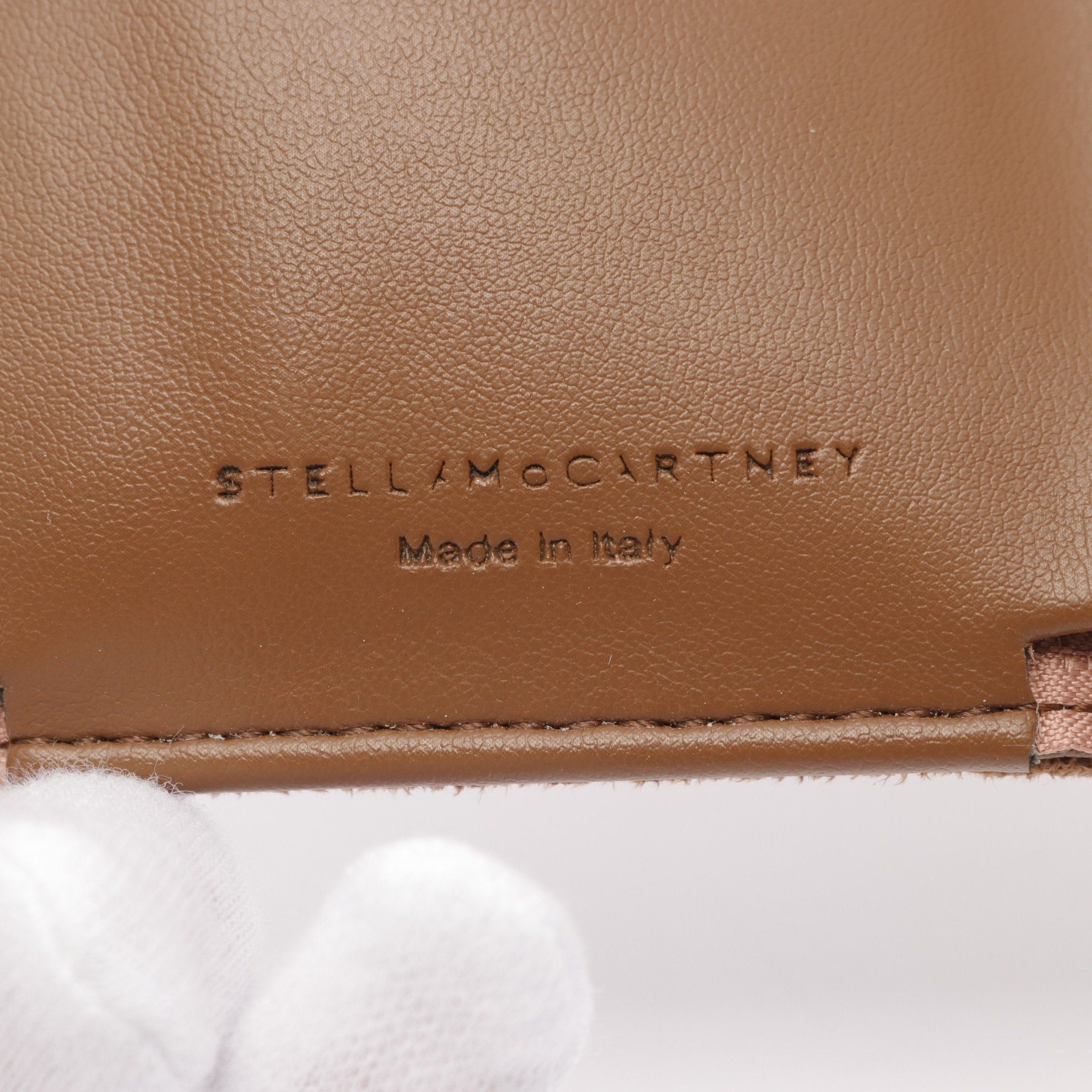 Stella McCartney Stella Mccartney Falabella Mini Wallet Trifold Fake Leather Brown Size ONE SIZE - 4 Thumbnail