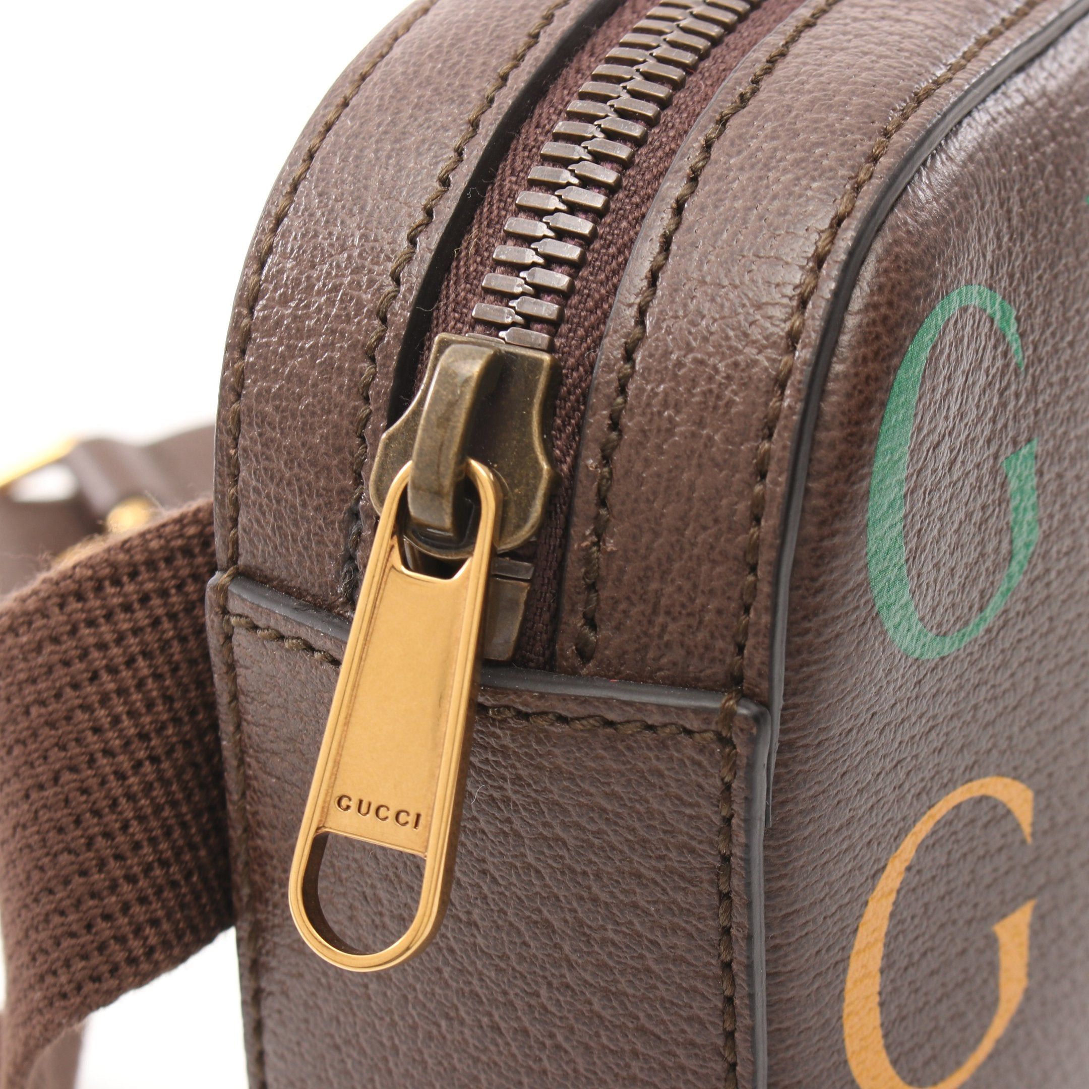 Gucci Gucci Bum Bag Belt Body Leather Dark Brown Multicolor 100Th Anniversary Size ONE SIZE - 6 Thumbnail