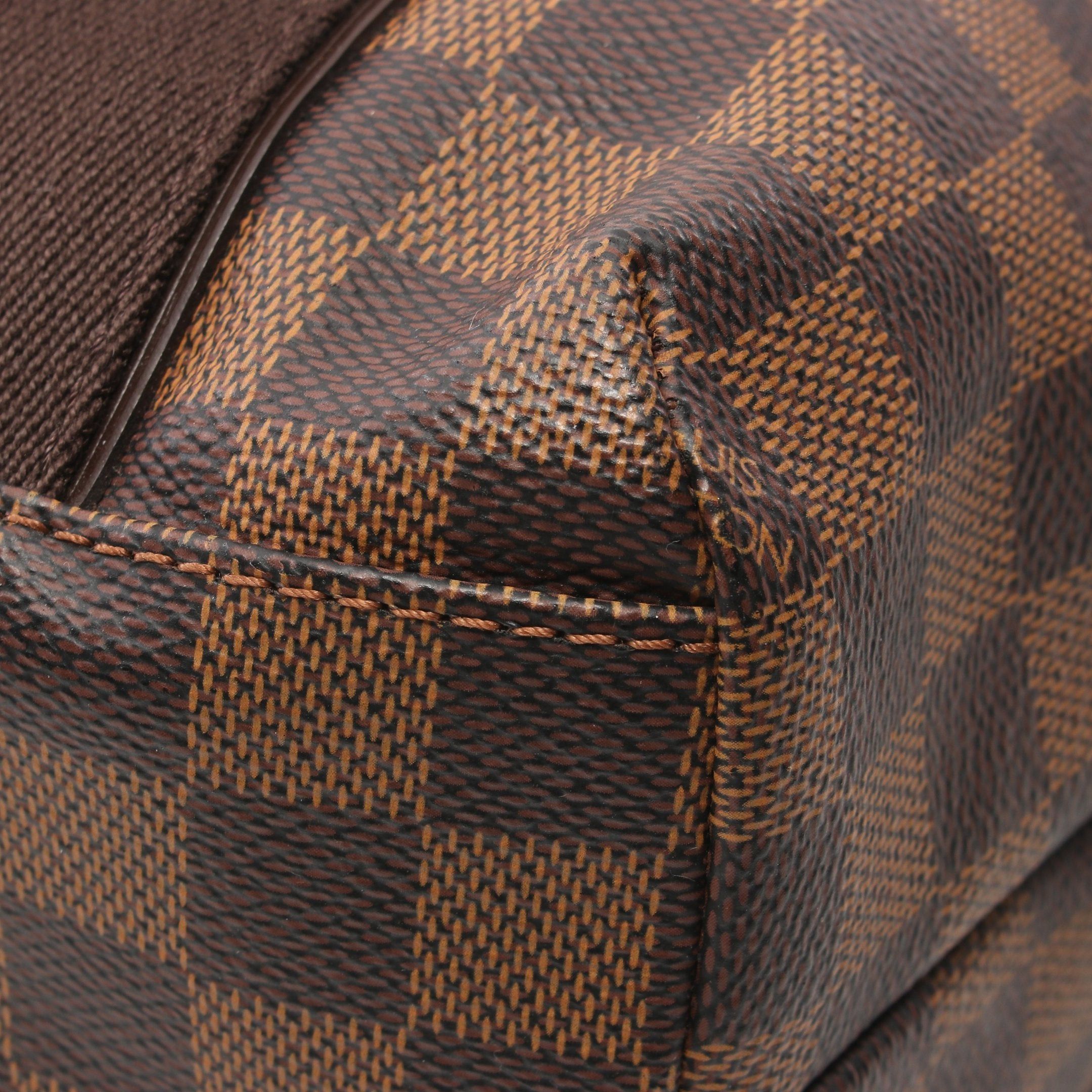Louis Vuitton Louis Vuitton Hippopotamus Bobourg Damier Ebene Shoulder Bag Tote Leather Brown Size ONE SIZE - 8 Thumbnail