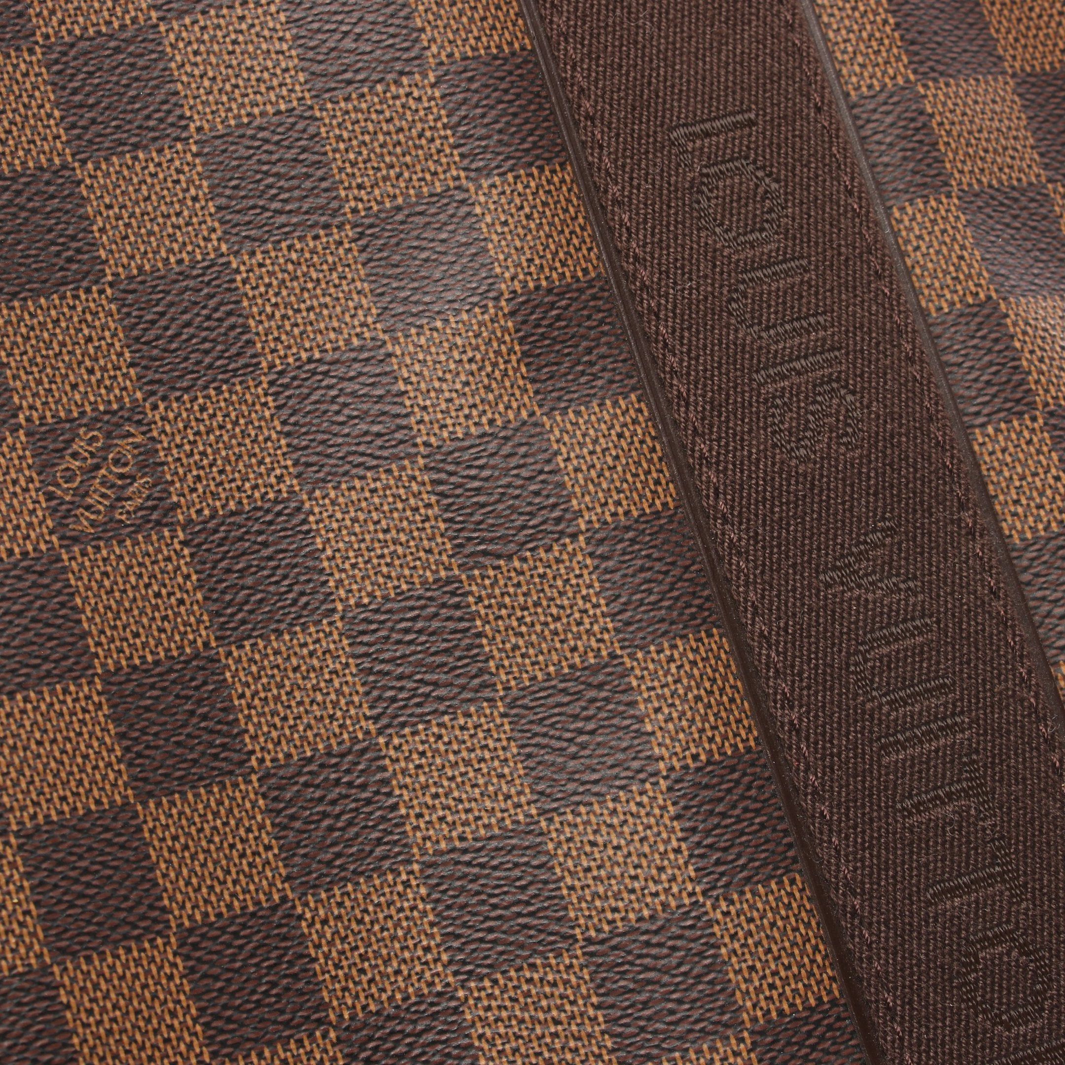 Louis Vuitton Louis Vuitton Hippopotamus Bobourg Damier Ebene Shoulder Bag Tote Leather Brown Size ONE SIZE - 12 Thumbnail