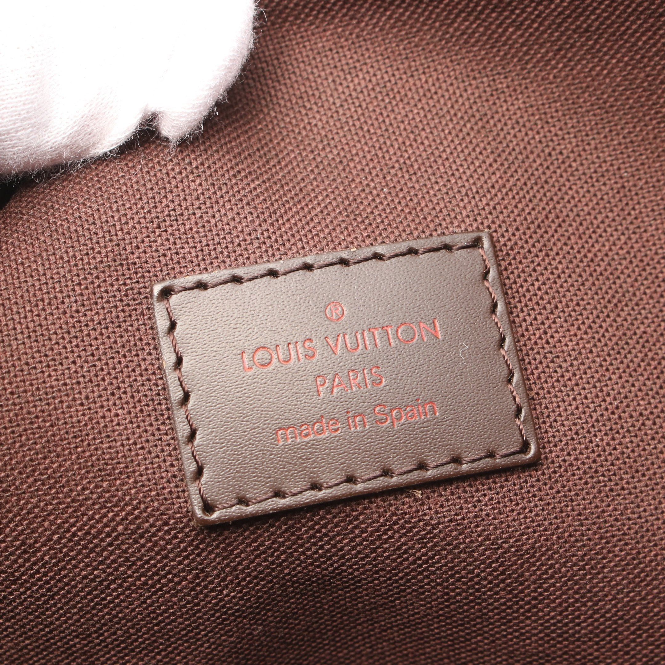 Louis Vuitton Louis Vuitton Hippopotamus Bobourg Damier Ebene Shoulder Bag Tote Leather Brown Size ONE SIZE - 4 Thumbnail