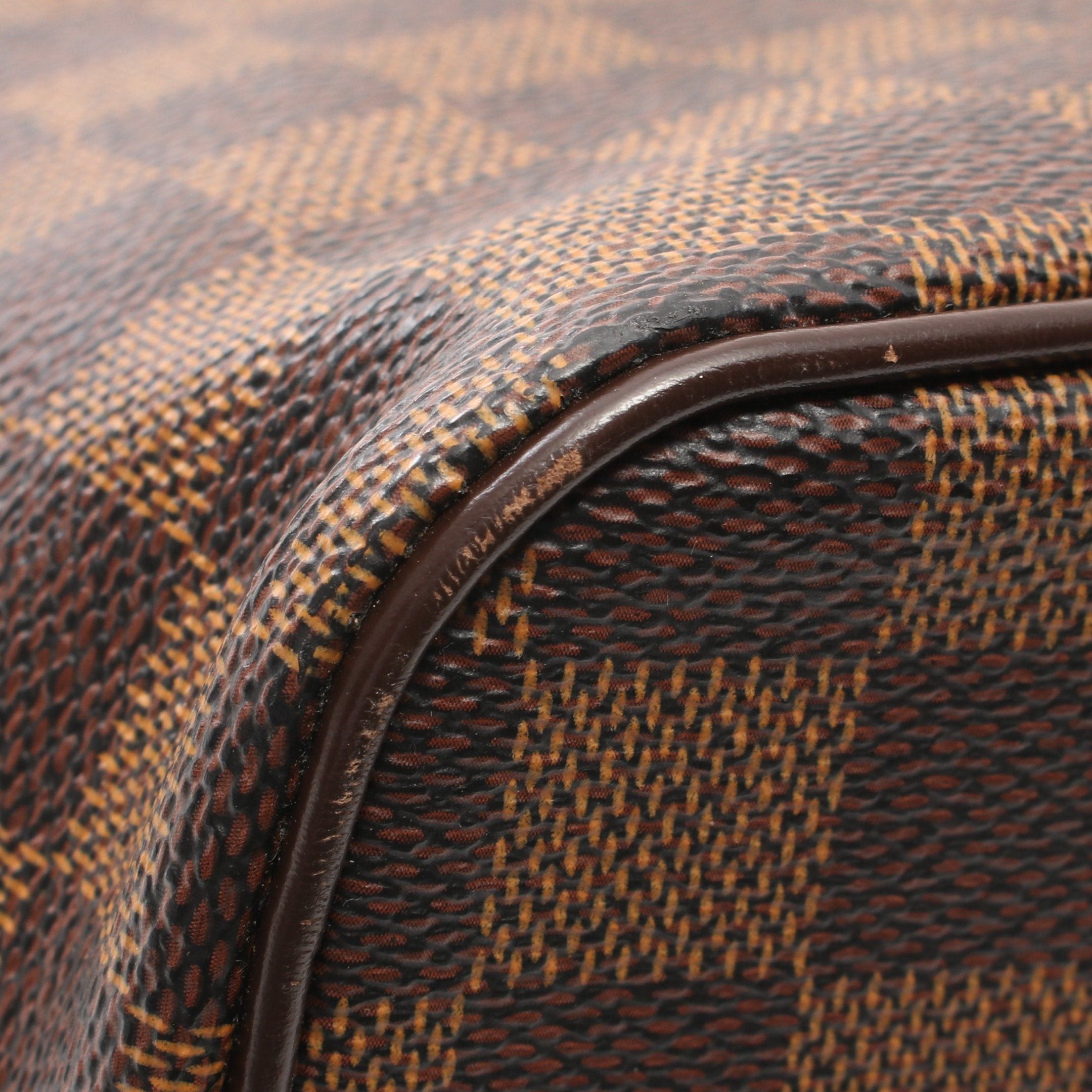 Louis Vuitton Louis Vuitton Saleya Mm Damier Ebene Handbag Tote Bag Leather Brown Size ONE SIZE - 8 Thumbnail