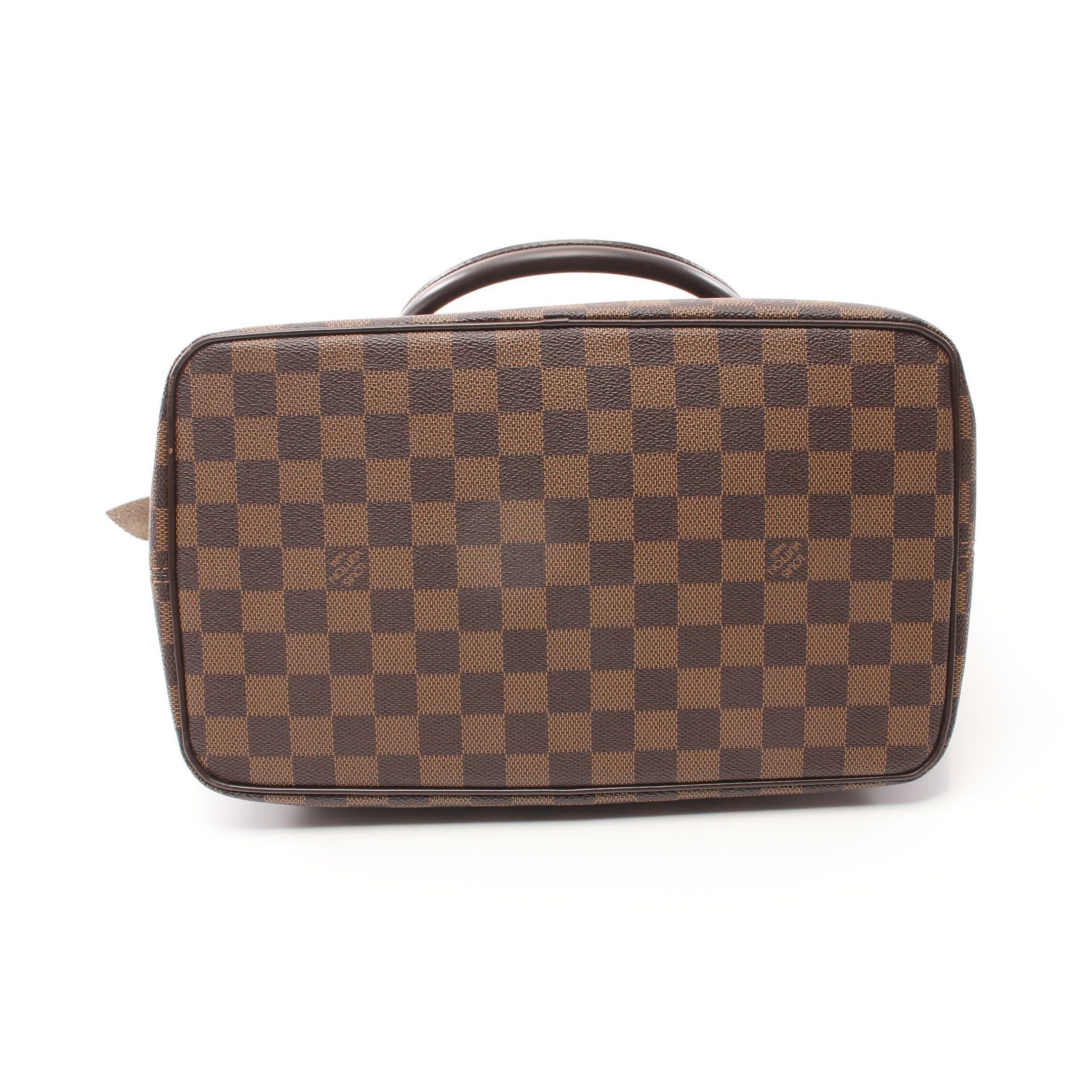 Louis Vuitton Louis Vuitton Saleya Mm Damier Ebene Handbag Tote Bag Leather Brown Size ONE SIZE - 12 Thumbnail
