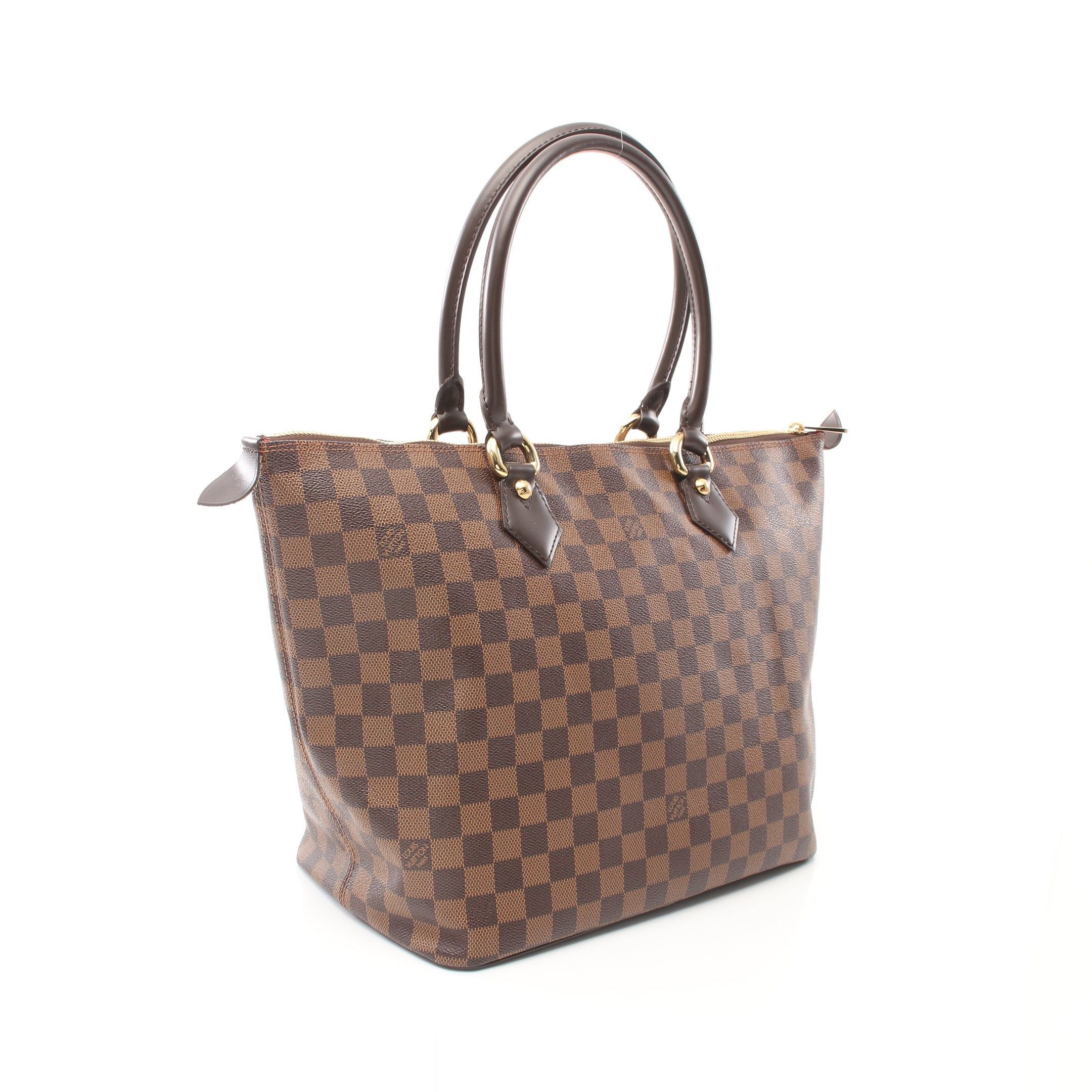 Louis Vuitton Louis Vuitton Saleya Mm Damier Ebene Handbag Tote Bag Leather Brown Size ONE SIZE - 2 Thumbnail