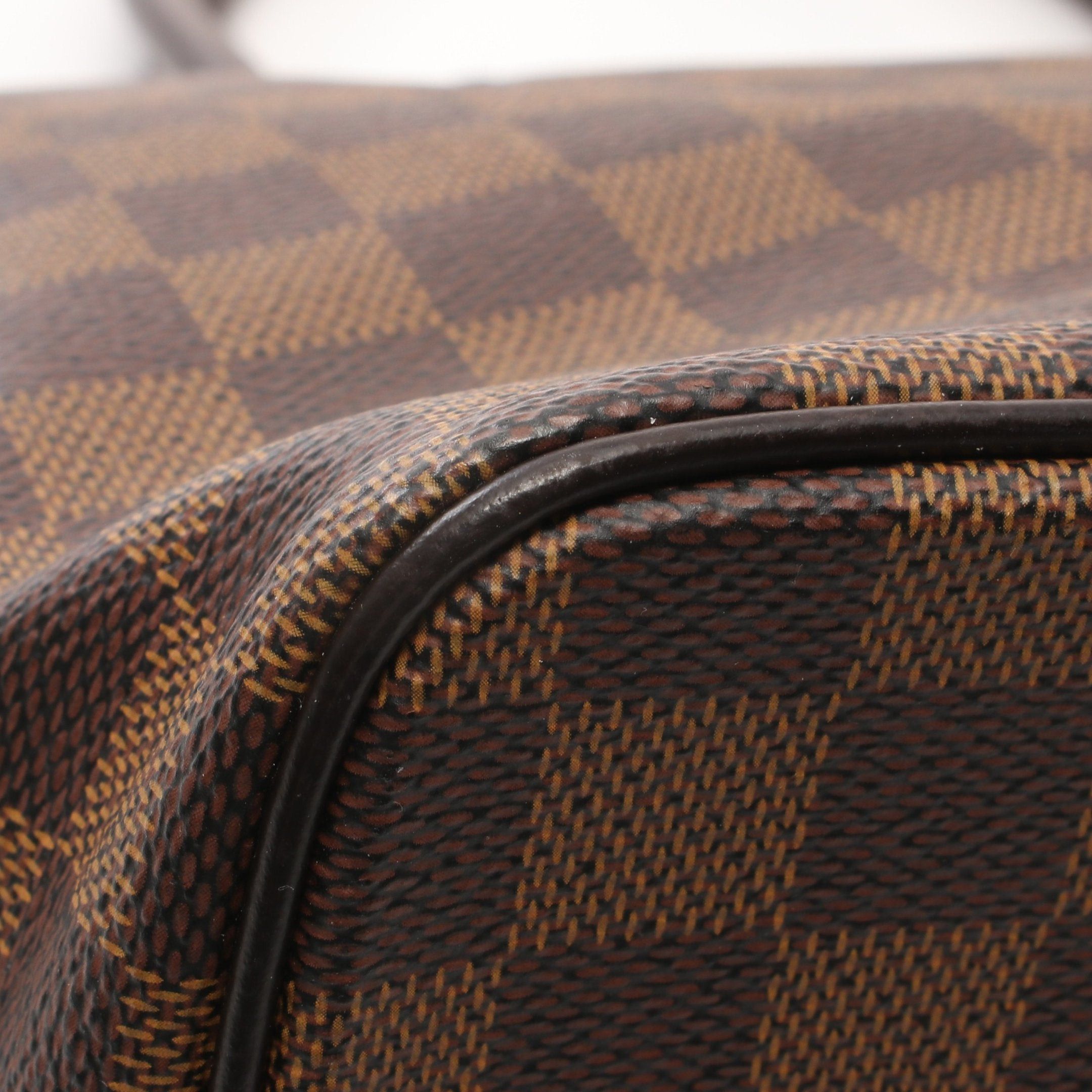 Louis Vuitton Louis Vuitton Saleya Mm Damier Ebene Handbag Tote Bag Leather Brown Size ONE SIZE - 11 Thumbnail
