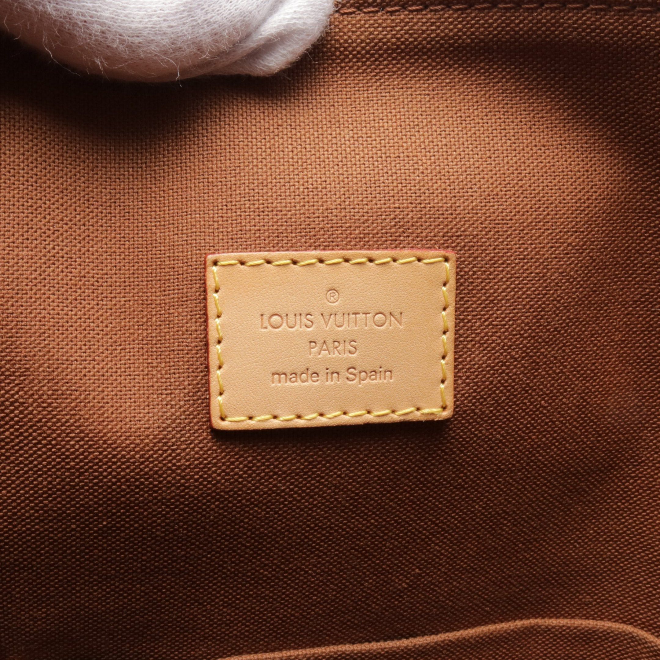 Louis Vuitton Louis Vuitton Hippopotamus Bobourg Monogram Shoulder Bag Tote Leather Brown Size ONE SIZE - 4 Thumbnail