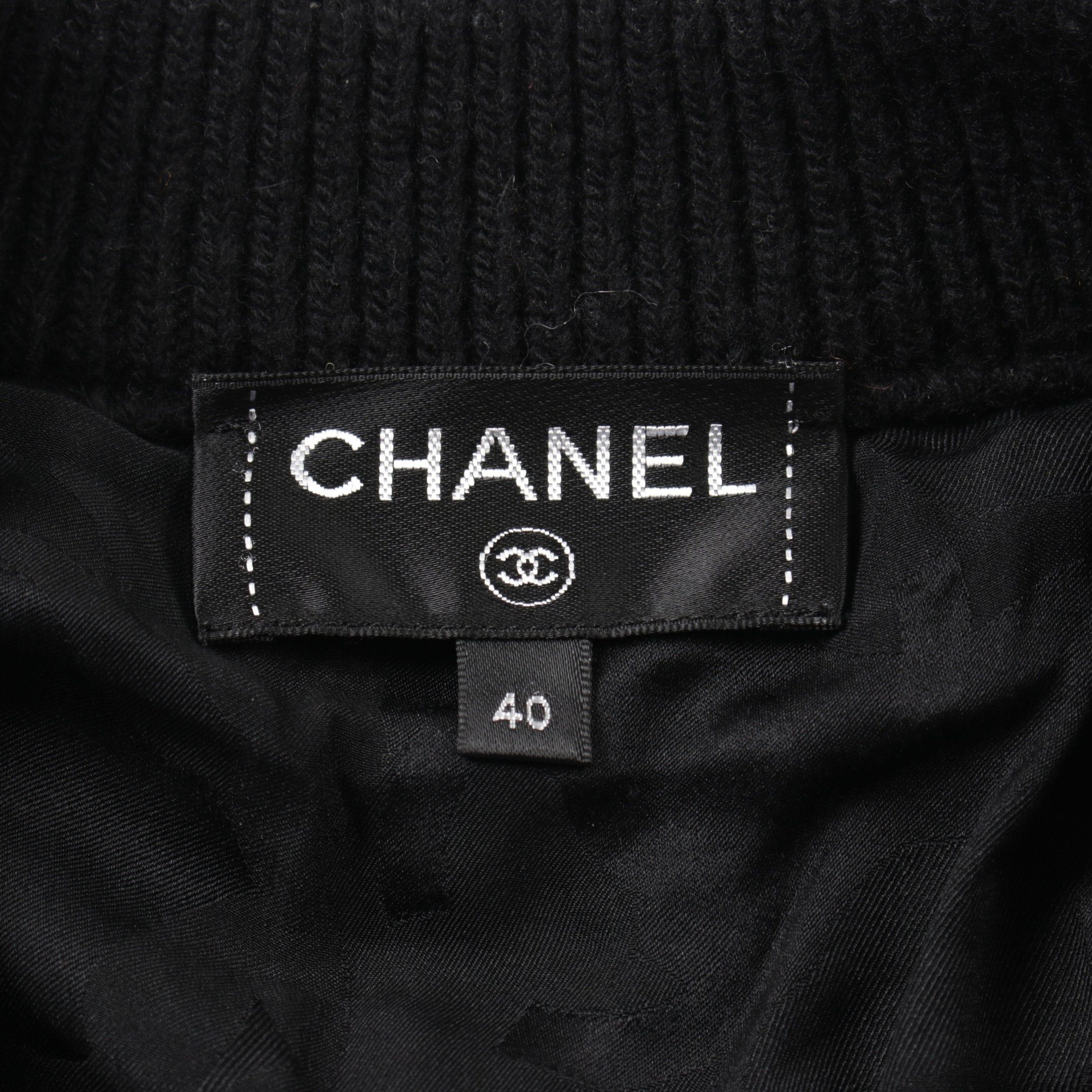 Chanel Chanel Boa Jacket Blouson Alpaca Black White Size ONE SIZE - 3 Thumbnail