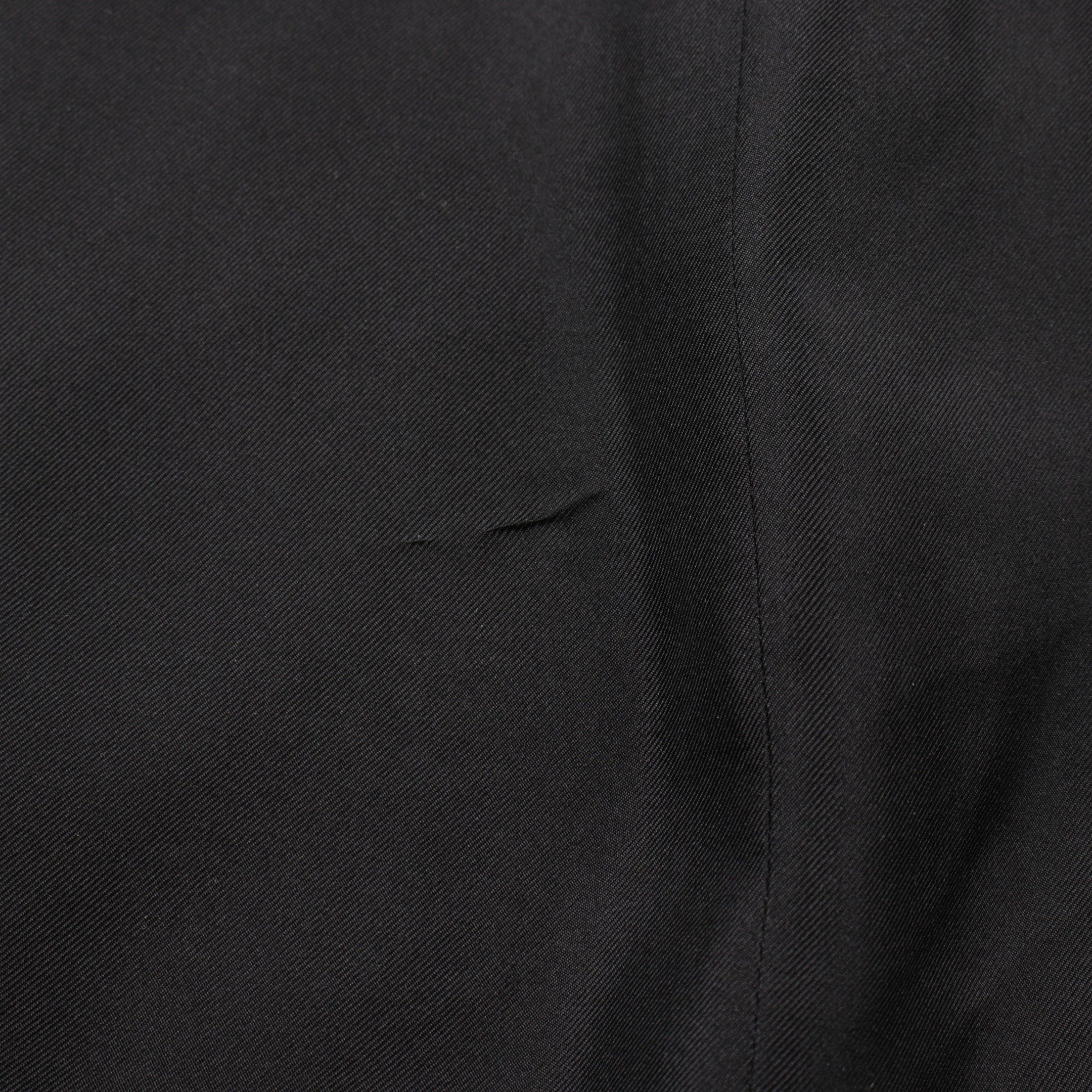 Louis Vuitton Louis Vuitton Coat Wool Angola Fiber Black Leather Switching Size ONE SIZE - 7 Thumbnail