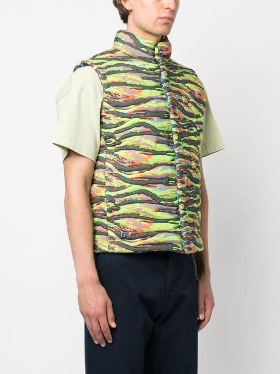 ERL ERL Men Sweater Vests ERL06J007 GREENRAVE Green Size US L / EU 52-54 / 3 - 5 Thumbnail