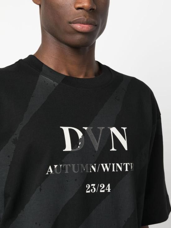 Dries Van Noten DRIES VAN NOTEN Men T-Shirts 2320211127602 HELI900 Black Size US XL / EU 56 / 4 - 4 Thumbnail