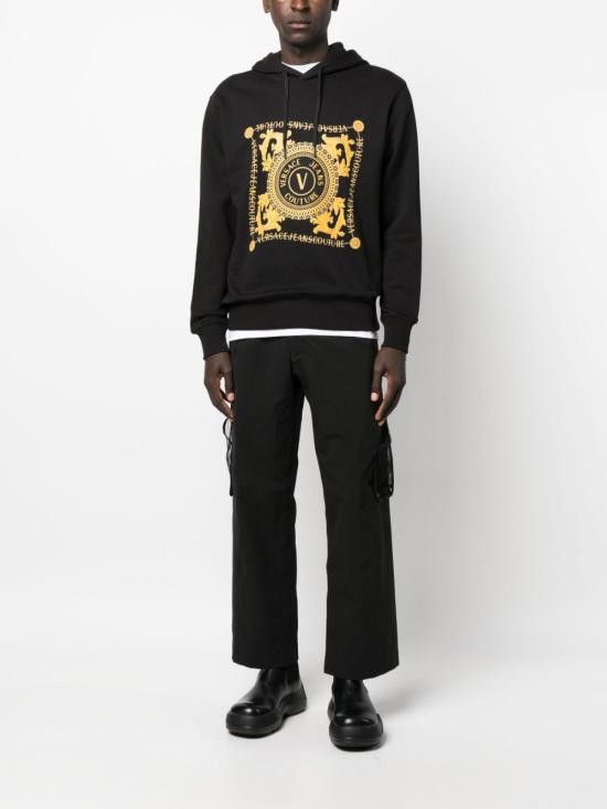 Versace VERSACE Men Hoodies 75GAIF07 CF00FG89 Black Size US L / EU 52-54 / 3 - 3 Thumbnail