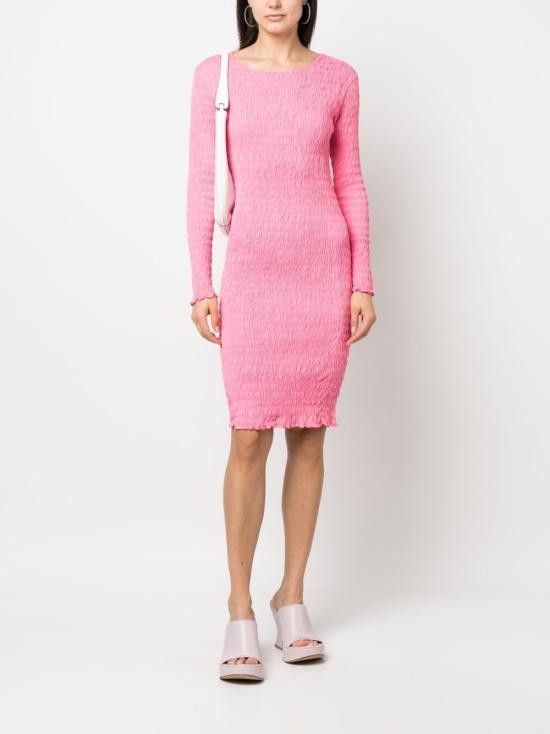 Patou PATOU Women Mid Skirts JE0669982 SMOCK453B Pink Size L / US 10 / IT 46 - 5 Thumbnail