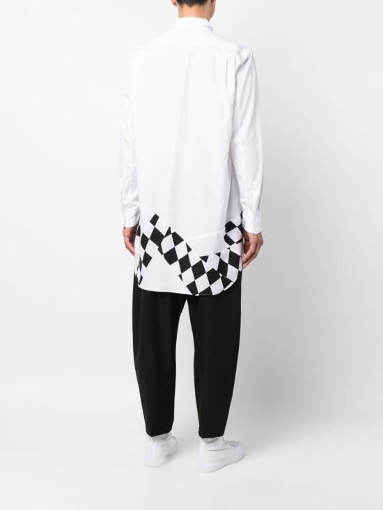 Comme des Garcons COMME DES GARCONS Men Long Tops PKB004 051WHITEBLACK White Size US S / EU 44-46 / 1 - 5 Thumbnail