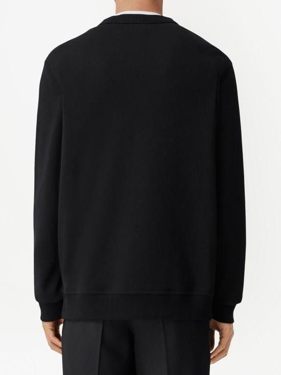 Burberry BURBERRY Men Sweater 8055312 BURLOWA1189 Black Size US S / EU 44-46 / 1 - 6 Thumbnail