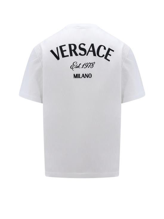 Versace VERSACE Men T-Shirts 10133021A09865 1W010 White Size US M / EU 48-50 / 2 - 2 Thumbnail