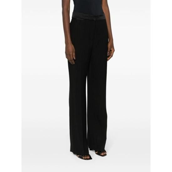 Casablanca CASABLANCA Women Pants WPS24 TR 161 01 BLACK Size 27" / US 4 / IT 40 - 4 Thumbnail