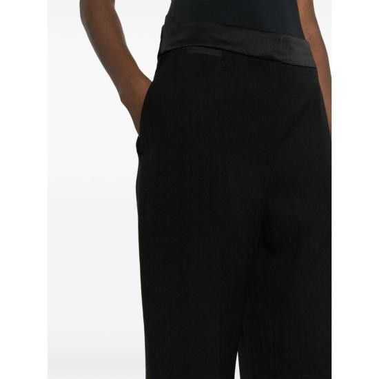 Casablanca CASABLANCA Women Pants WPS24 TR 161 01 BLACK Size 27" / US 4 / IT 40 - 2 Thumbnail