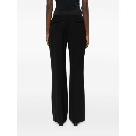 Casablanca CASABLANCA Women Pants WPS24 TR 161 01 BLACK Size 27" / US 4 / IT 40 - 5 Thumbnail