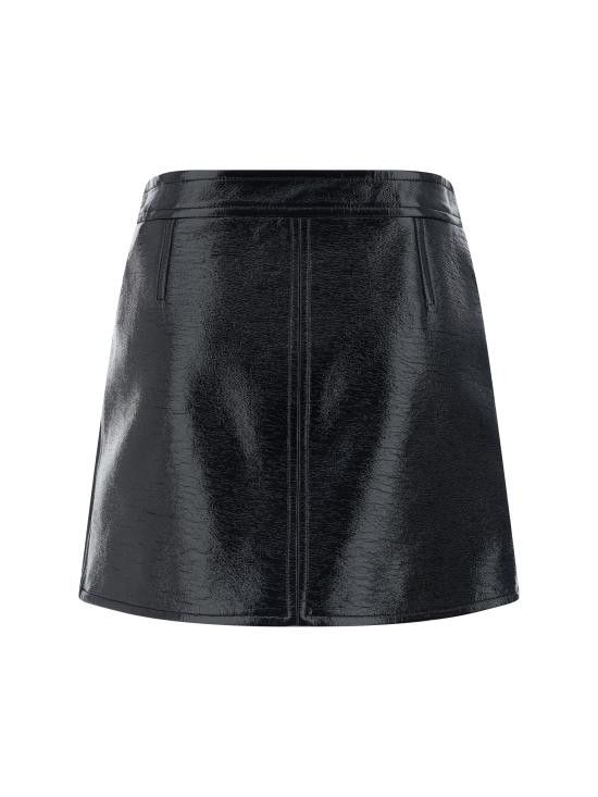 Courreges COURREGES Women Skirts PERCJU001VY0014 9999 BLACK Size 27" / US 4 / IT 40 - 2 Thumbnail