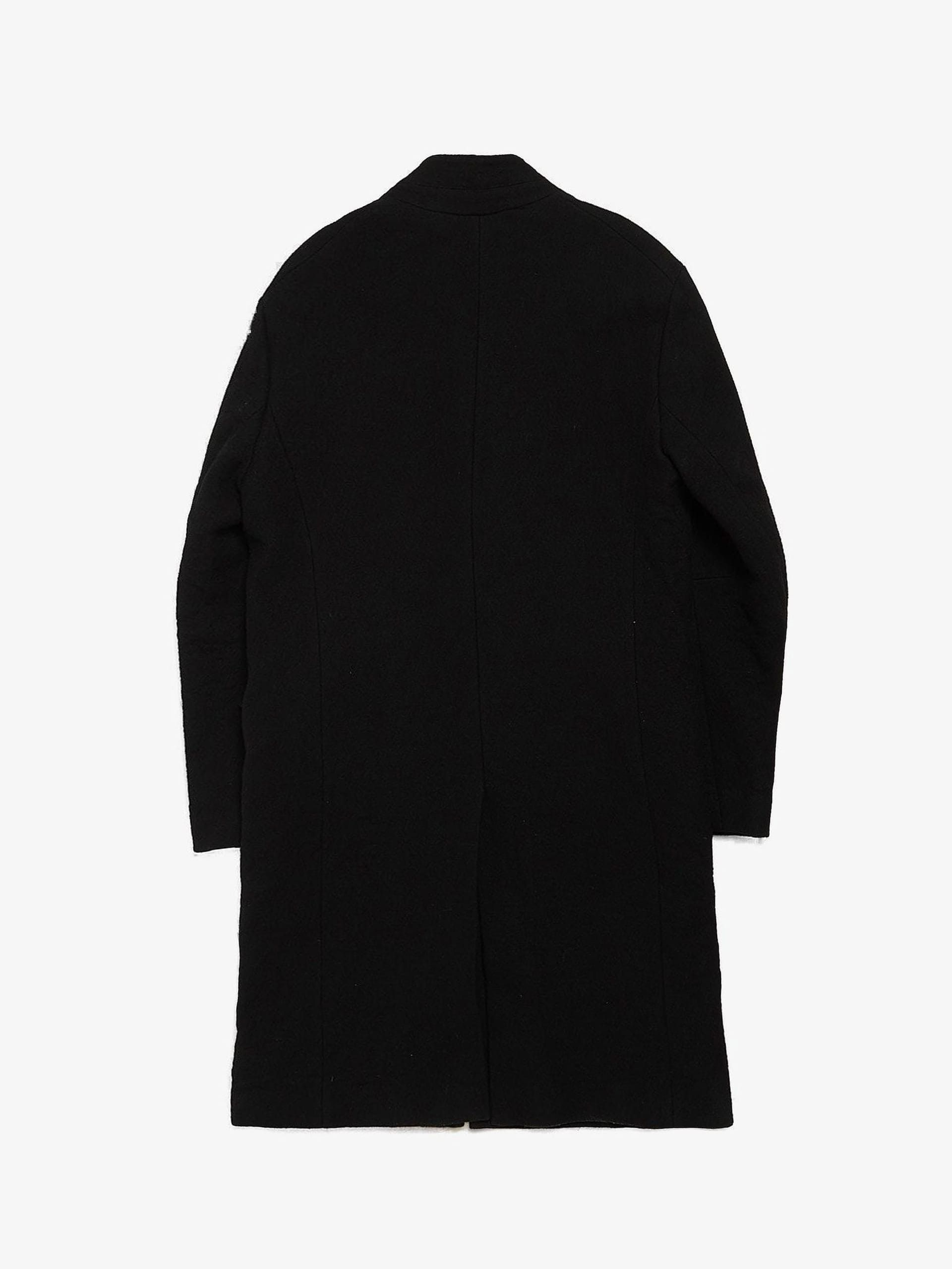 Atelier Suppan Black Long Wool Coat Size US XL / EU 56 / 4 - 2 Thumbnail