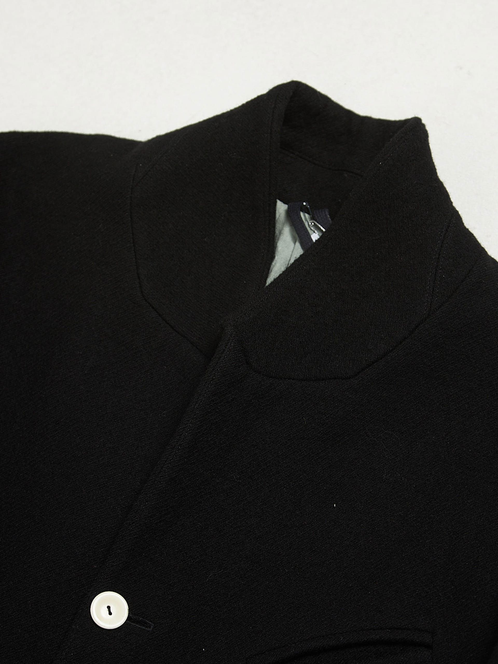 Atelier Suppan Black Long Wool Coat Size US XL / EU 56 / 4 - 3 Thumbnail