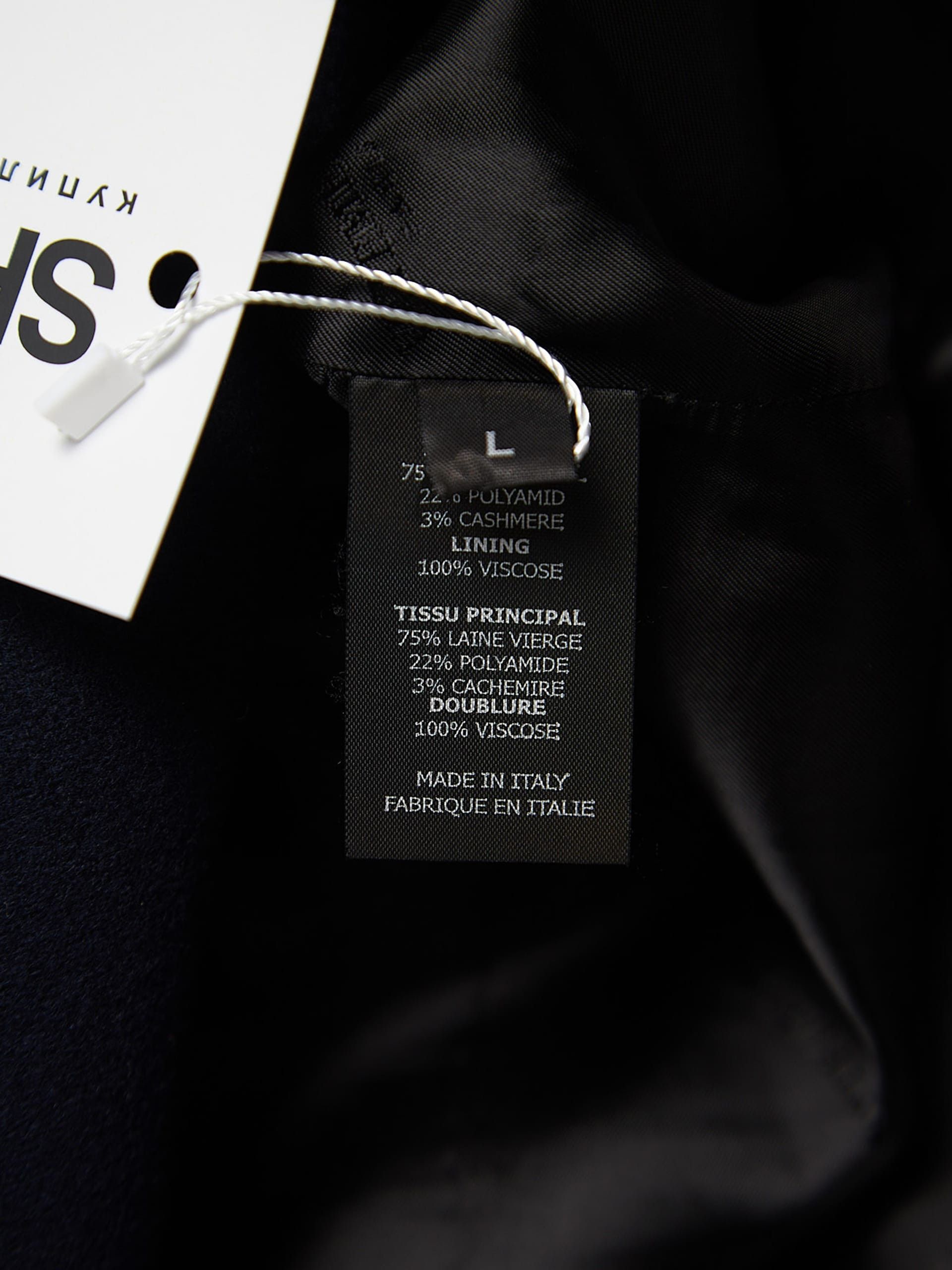 Vetements Navy Wool Coat Size US L / EU 52-54 / 3 - 4 Thumbnail