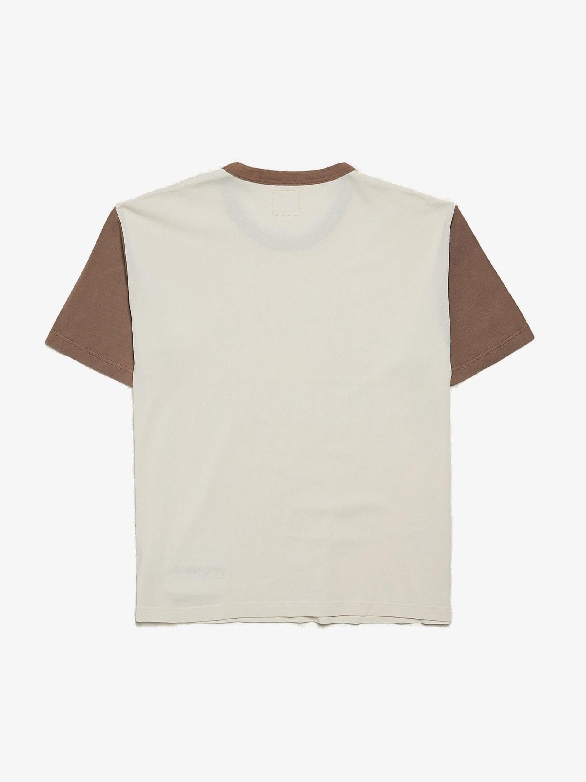 Visvim White Brown Logo Printed Cotton T-shirt Size US XL / EU 56 / 4 - 2 Thumbnail