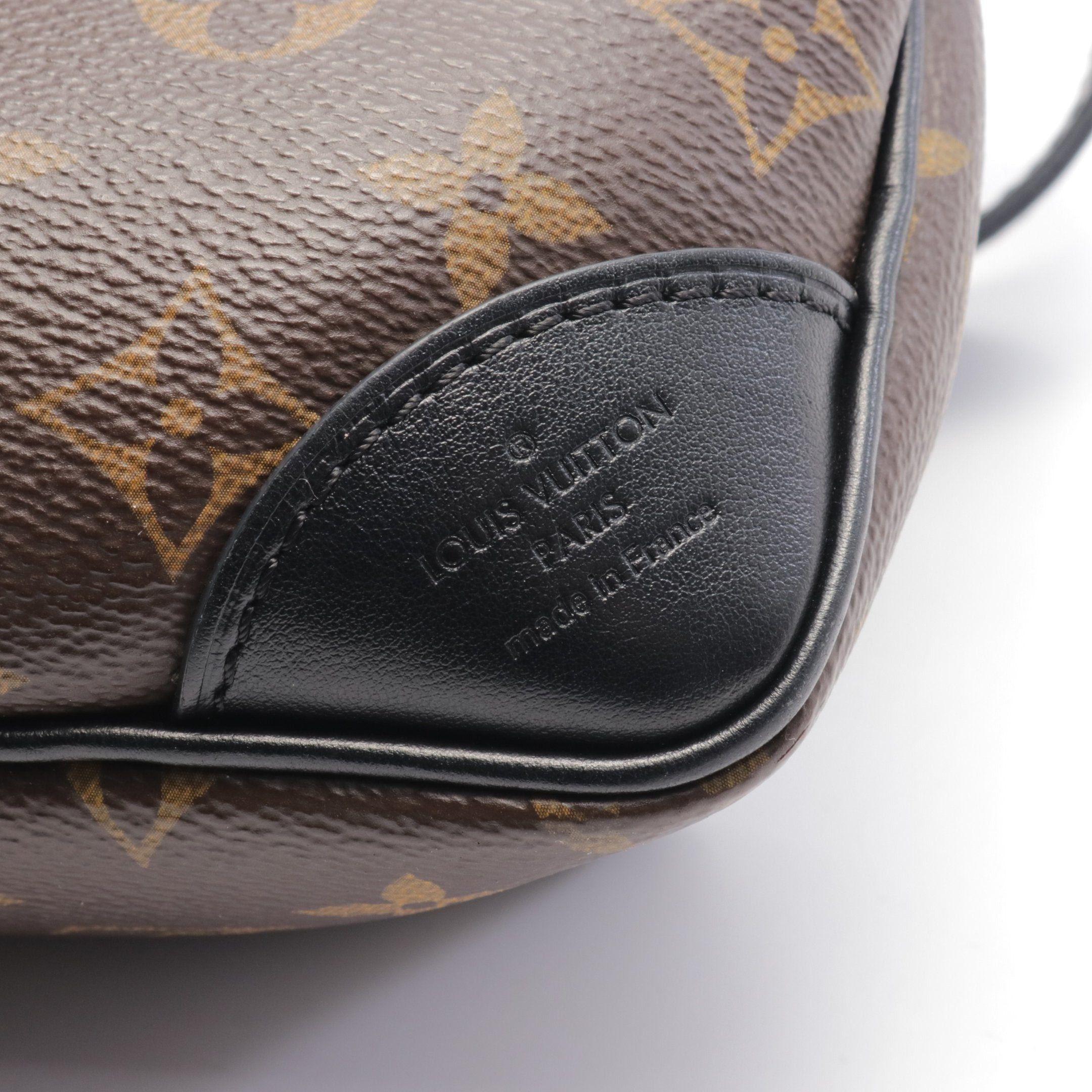 Louis Vuitton Louis Vuitton Odeon Nm Pm Monogram Noir Shoulder Bag Leather Brown Black Size ONE SIZE - 4 Thumbnail