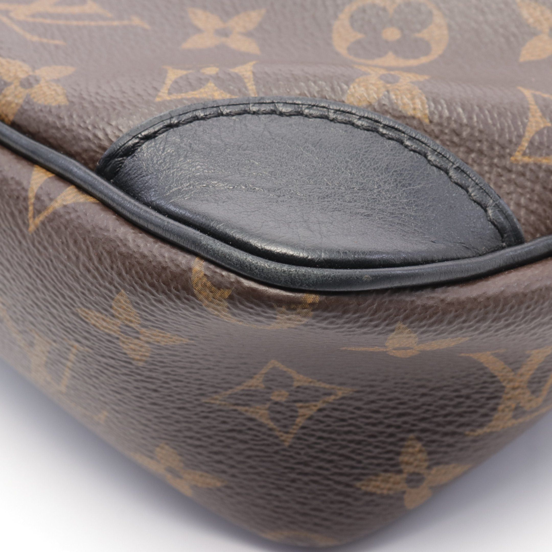 Louis Vuitton Louis Vuitton Odeon Nm Pm Monogram Noir Shoulder Bag Leather Brown Black Size ONE SIZE - 8 Thumbnail