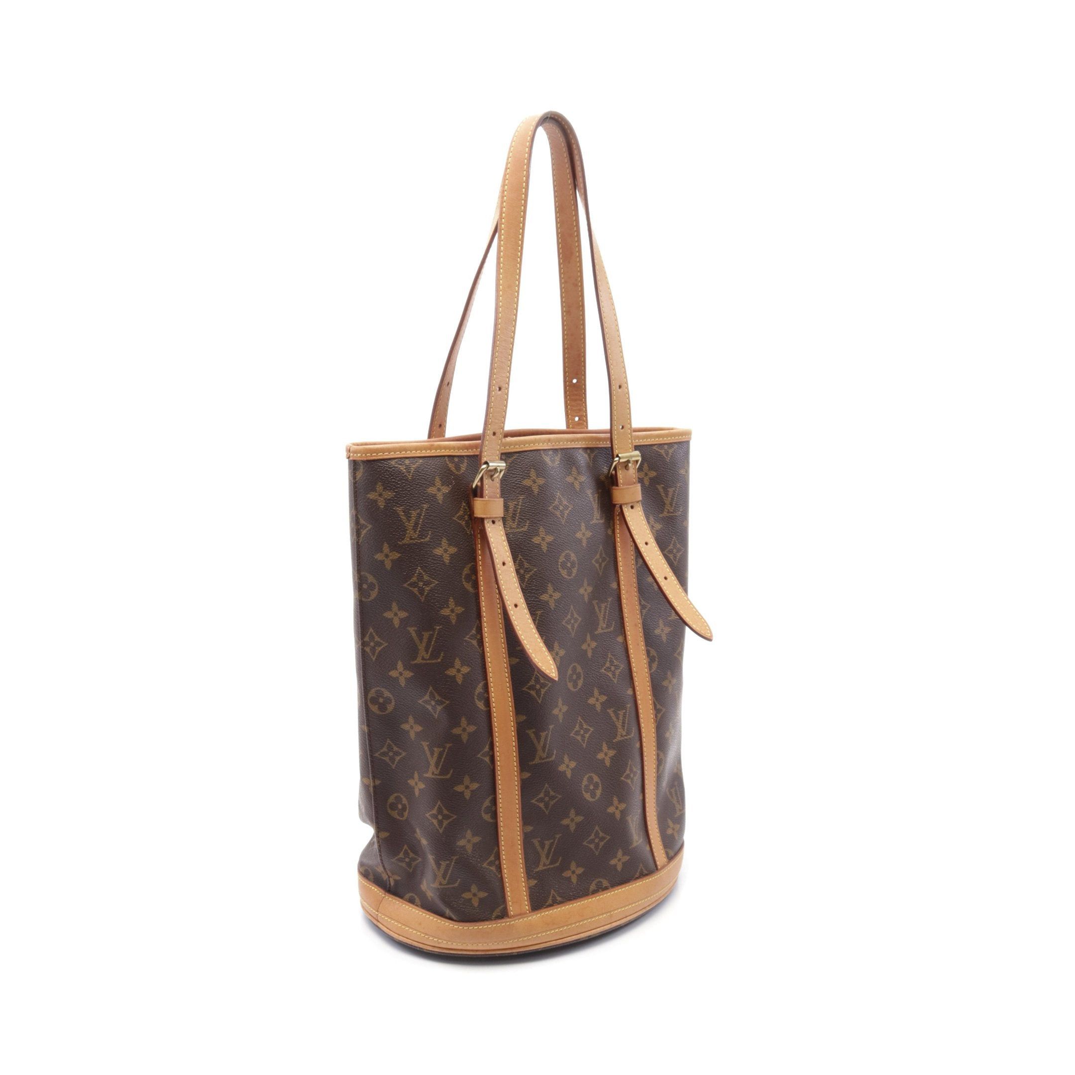 Louis Vuitton Louis Vuitton Bucket Gm Monogram Shoulder Bag Leather Brown Size ONE SIZE - 2 Thumbnail