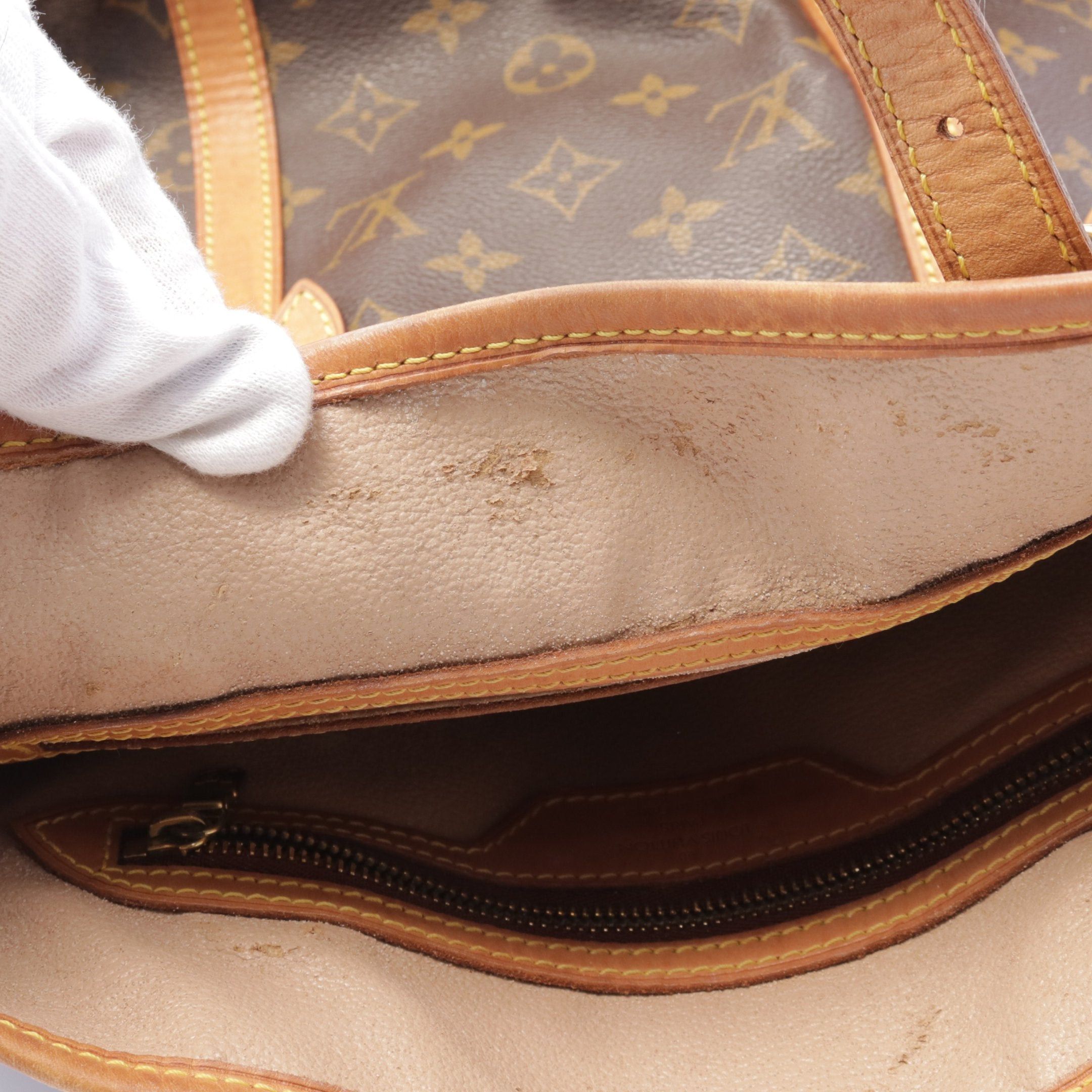 Louis Vuitton Louis Vuitton Bucket Gm Monogram Shoulder Bag Leather Brown Size ONE SIZE - 8 Thumbnail