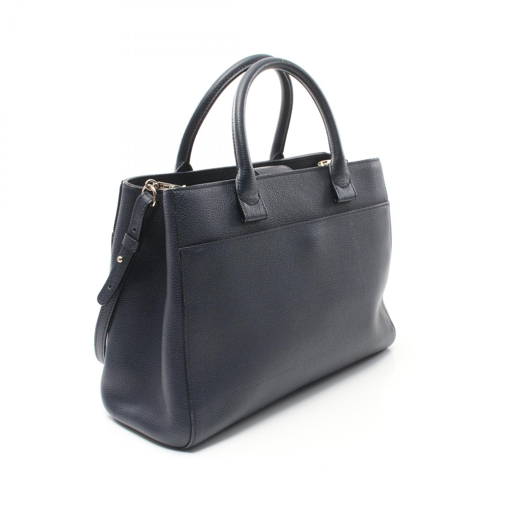Chanel Chanel Neo-Executive Handbag Tote Bag Caviar Skin Navy Gold Hardware Size ONE SIZE - 2 Thumbnail
